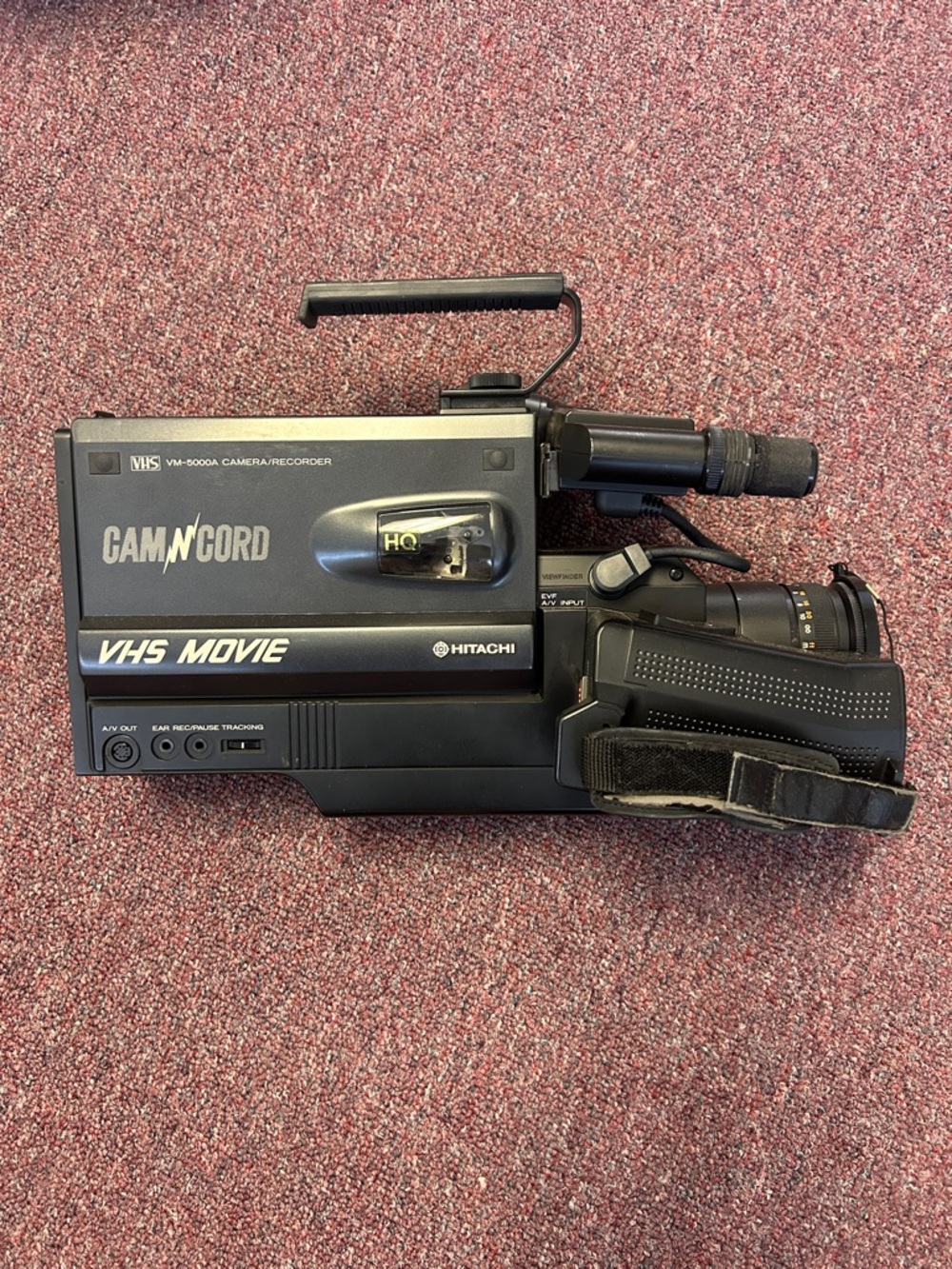 Hitachi Camcorder VHS Movie Camcorder in Black